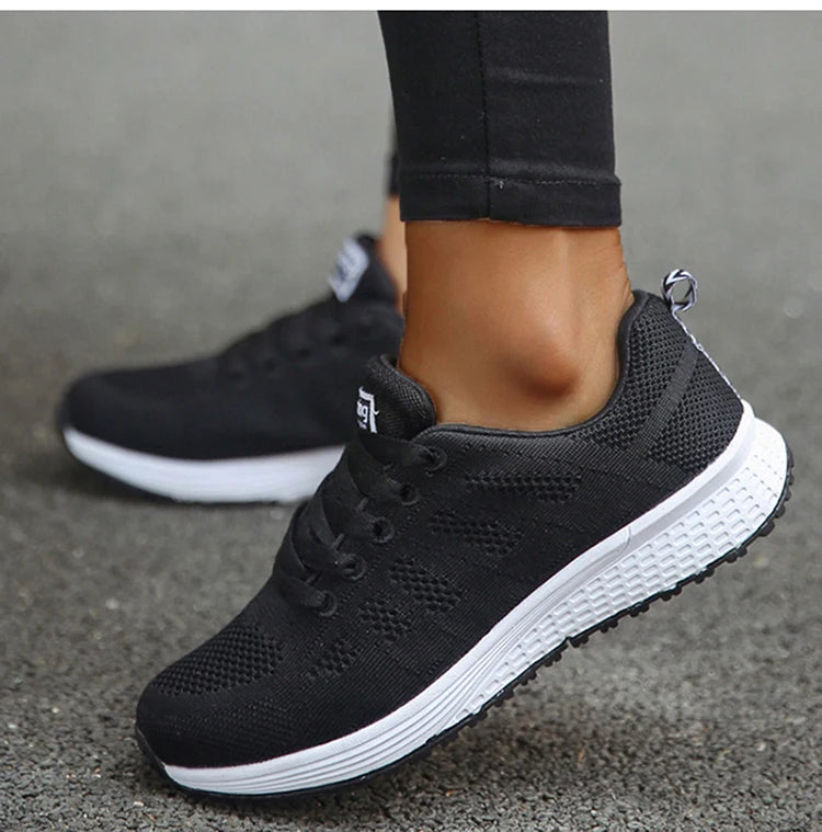2025 New Fashion Women's Sneakers Plus Size Shoes Women Trainers Casual Sneaker Woman Lace Up Female Sneakers Tenis Feminino