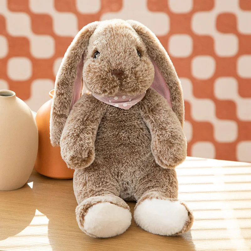 Big Ear Bunny Plush – Soft Stuffed Rabbit in Sweater (35cm / 45cm)
