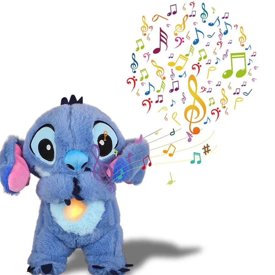 Stitch Breathing Plush – Light-Up Musical Comfort Toy with Calming Rhythm