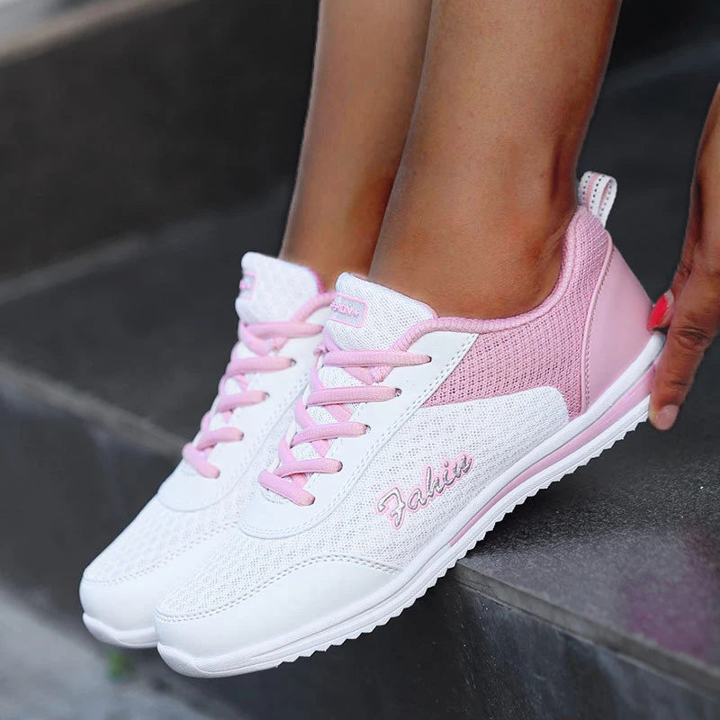 Women's Sneakers Comfortable Women's Shoes Fashion Women's Summer Sneakers Mesh Sneaker Woman Lace-Up Tennis Designer Shoes