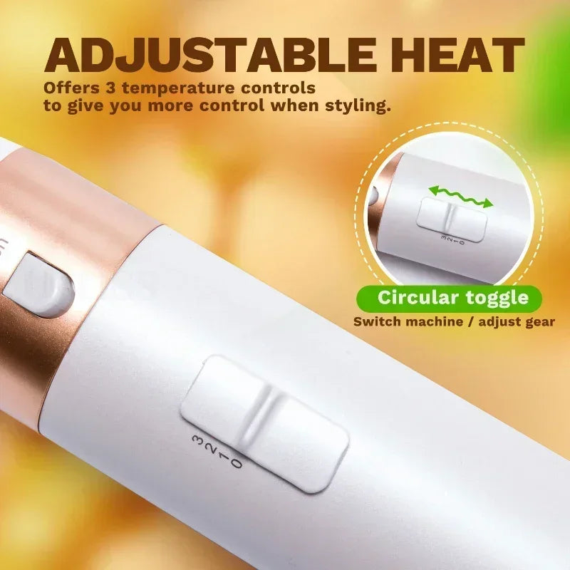 ✨ 5-in-1 Hair Styling Set – Volume, Curls & Shine Without the Heat Damage