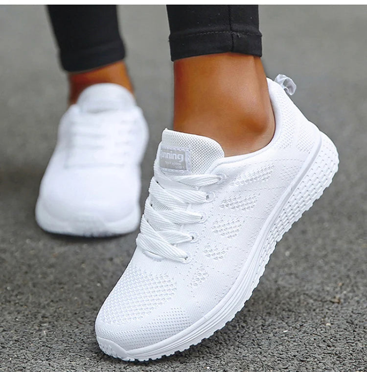 2025 New Fashion Women's Sneakers Plus Size Shoes Women Trainers Casual Sneaker Woman Lace Up Female Sneakers Tenis Feminino