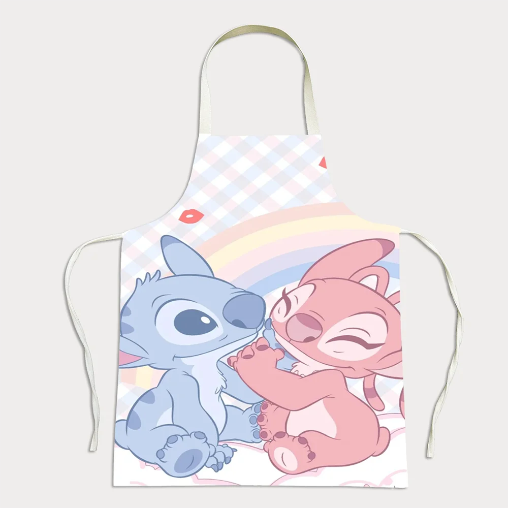 Mommy & Me Stitch Apron Set – Matching Cartoon Kitchen & Craft Aprons