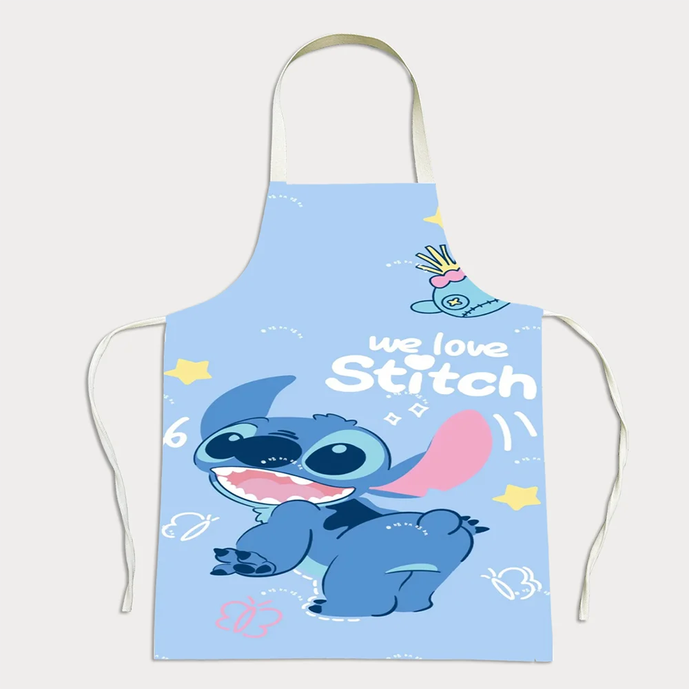 Mommy & Me Stitch Apron Set – Matching Cartoon Kitchen & Craft Aprons