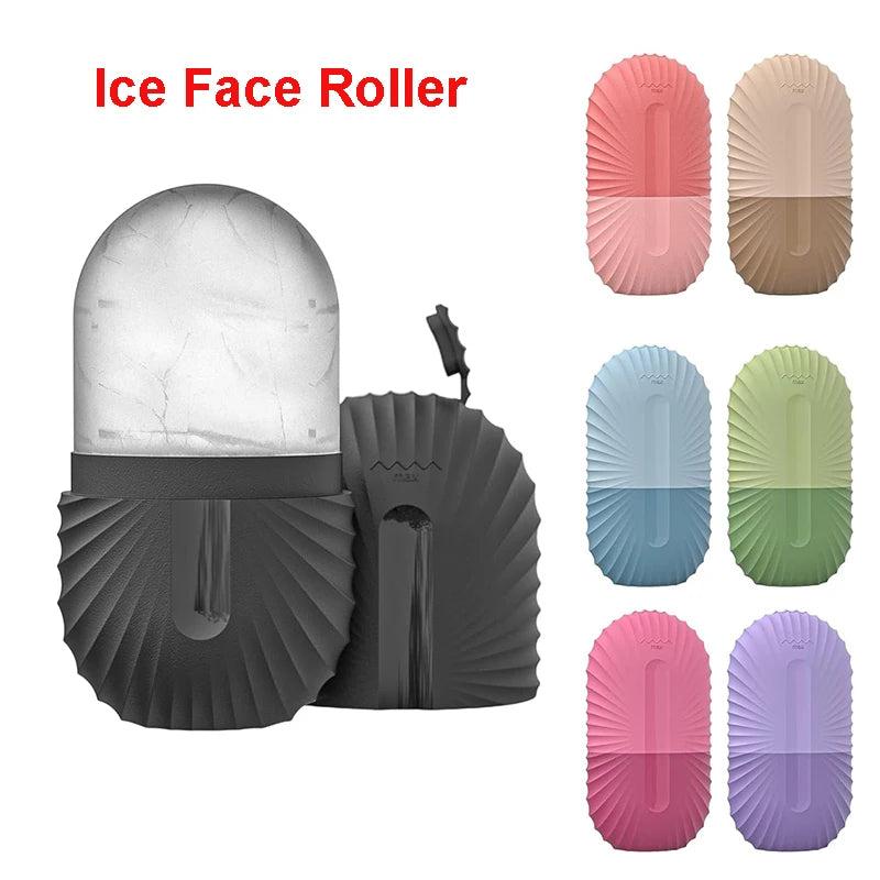 Gracefully Glowing Ice Face Roller – Silicone Mold for Puffiness & Pore Tightening