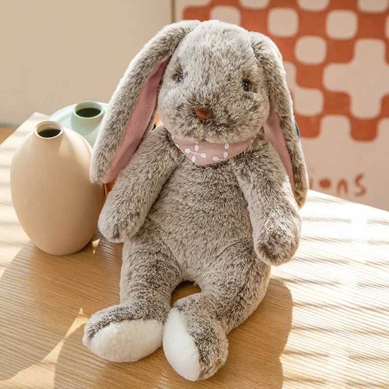 Big Ear Bunny Plush – Soft Stuffed Rabbit in Sweater (35cm / 45cm)