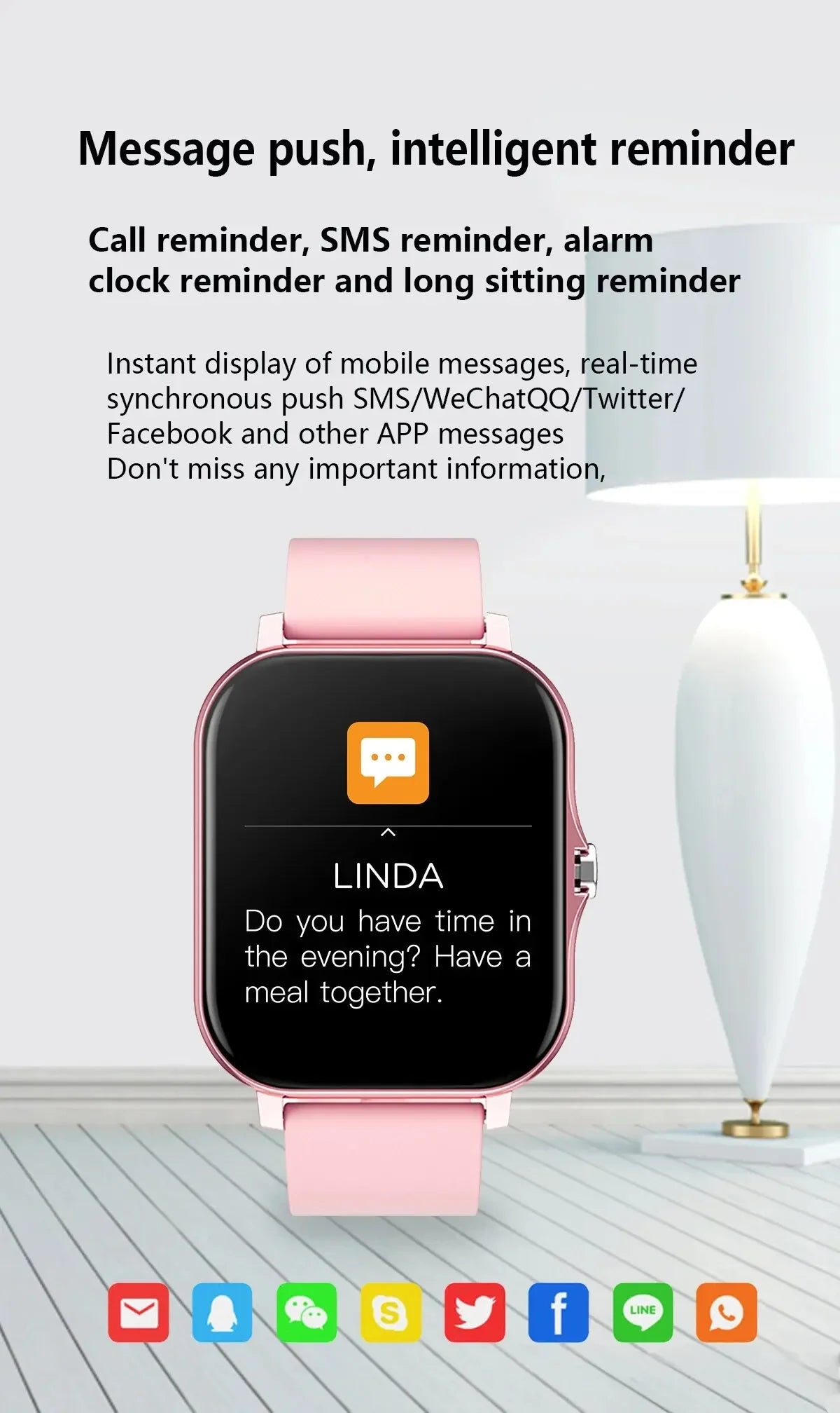 GM GlowTech Luxe Smartwatch