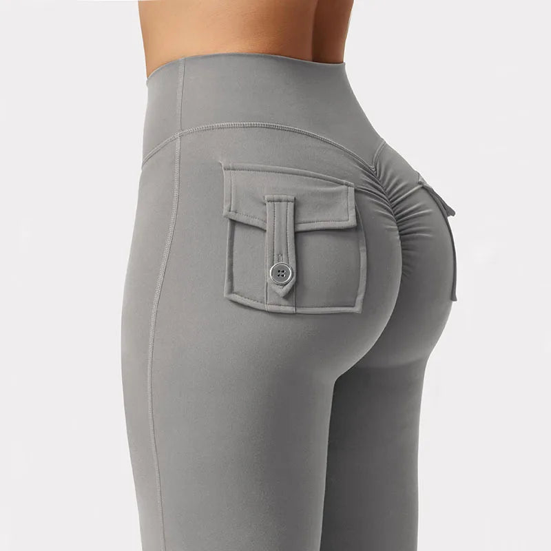 Wide-Leg Yoga Pocket Leggings