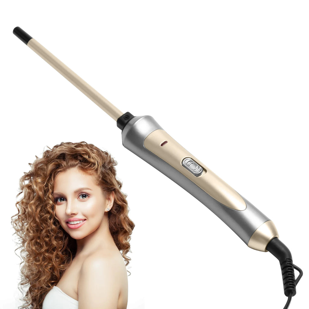 Glow & Go 9mm Precision Curl Wand – Defined Curls, Anytime