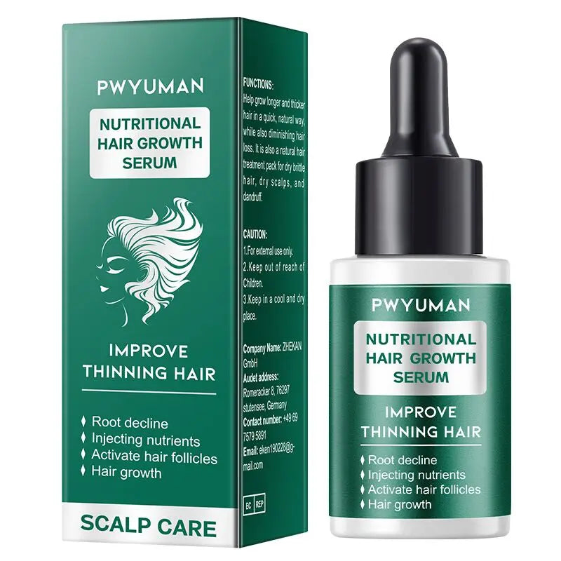 Gracefully Glowing™ Ginger Root Hair Growth Serum – Scalp Nourishing Anti-Hair Loss Treatment (30ml)