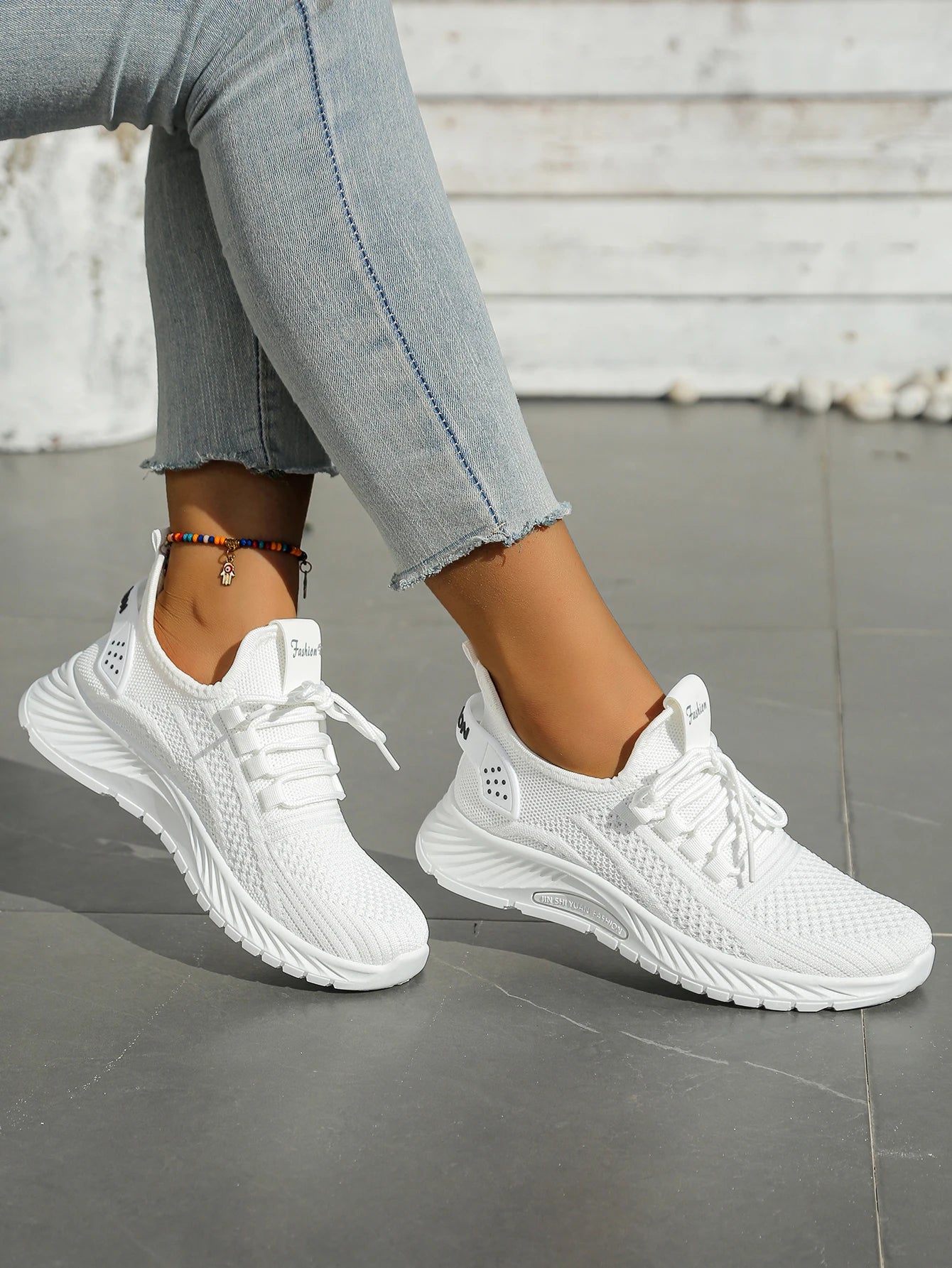 Women’s Casual Sneakers – 2025 Trendy Fly Weave Lightweight Sport & Leisure Shoes
