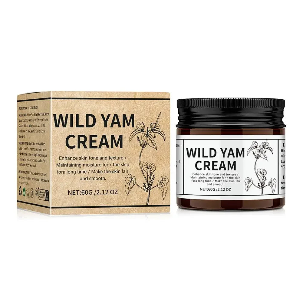 Gracefully Glowing™ Wild Yam Balancing Cream – Organic Herbal Balm for Hormonal Support & Skin Relief (60g)