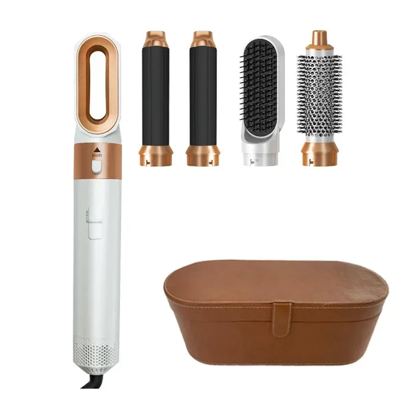 ✨ 5-in-1 Hair Styling Set – Volume, Curls & Shine Without the Heat Damage