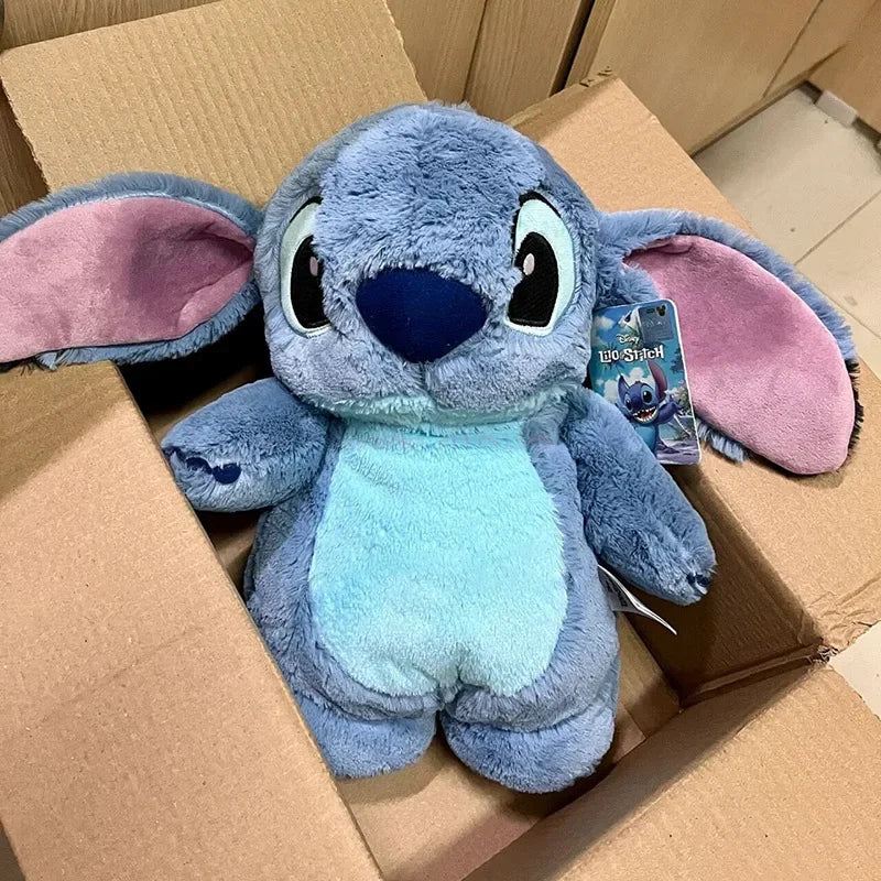 Stitch Plush Comfort Toy + Warm Bottle Set – Soft & Snuggly Gift for Kids