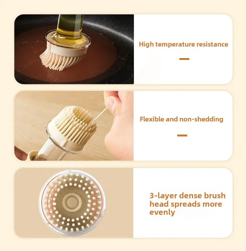 Gracefully Glaze™ Oil Dispenser & Basting Brush Combo
