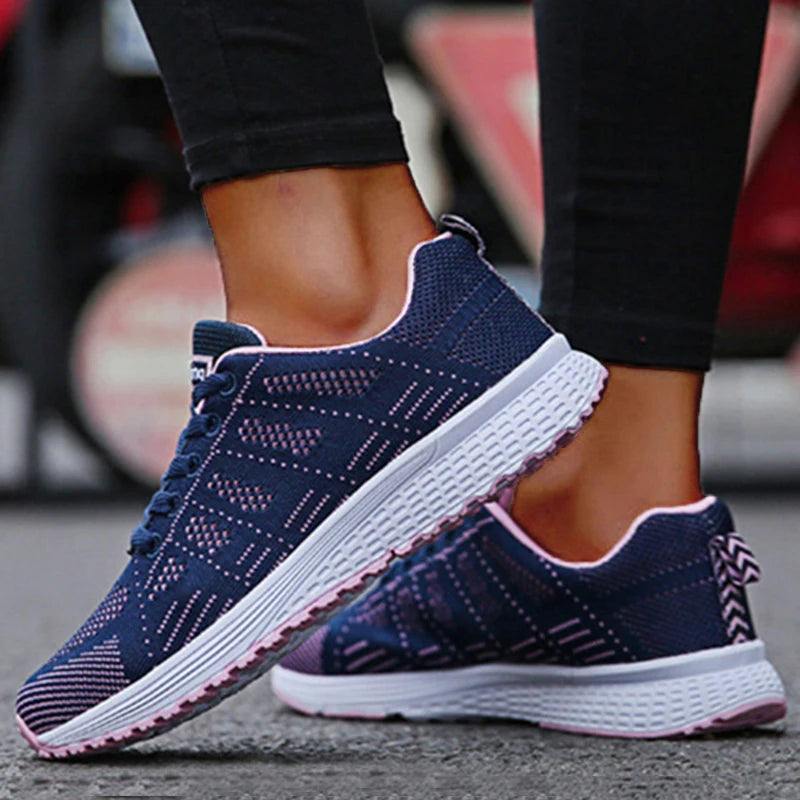 2025 New Fashion Women's Sneakers Plus Size Shoes Women Trainers Casual Sneaker Woman Lace Up Female Sneakers Tenis Feminino