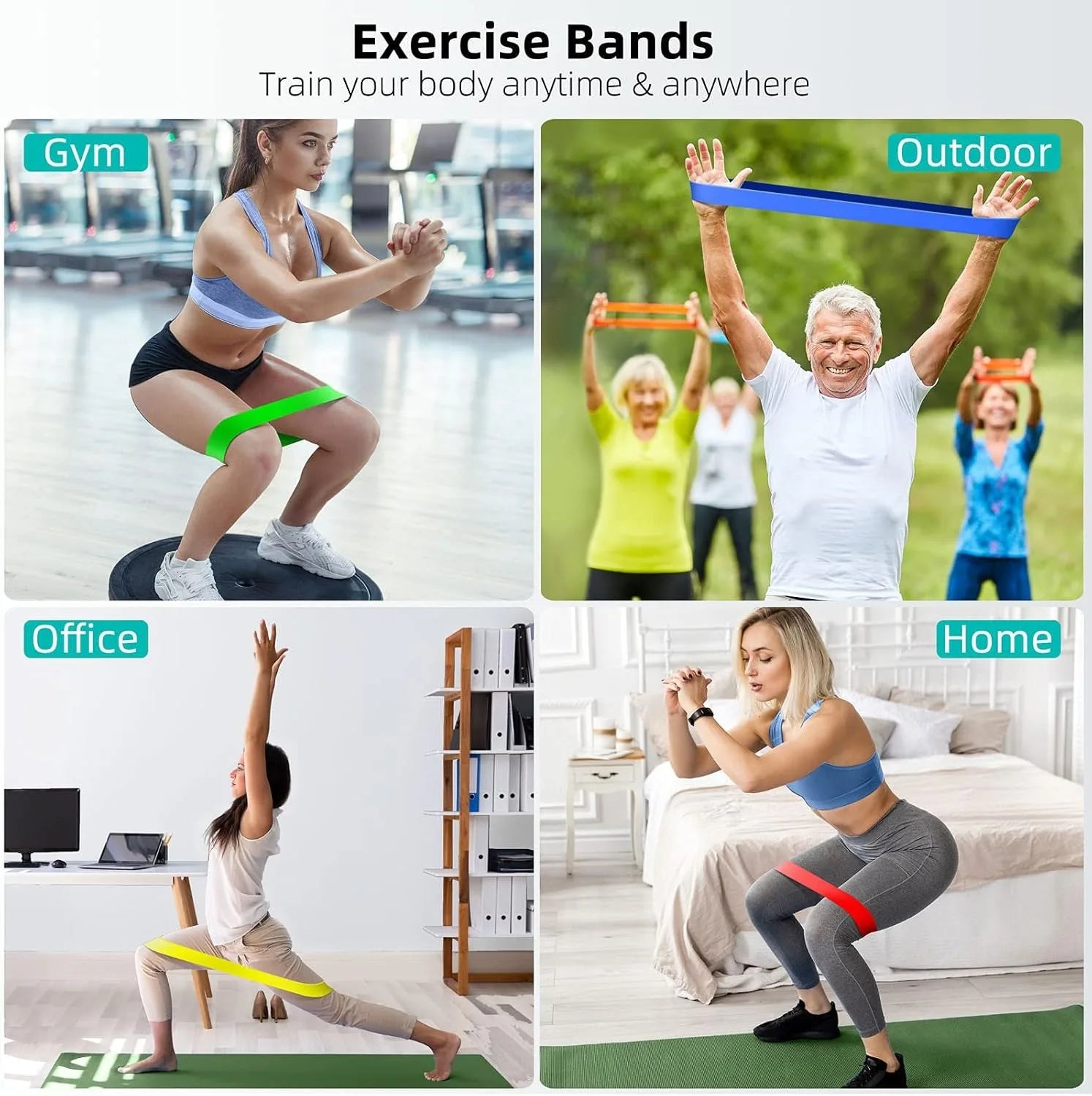 Glow & Go Resistance Band Set – Strength, Tone, and Flex Anywhere