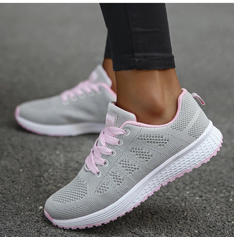 2025 New Fashion Women's Sneakers Plus Size Shoes Women Trainers Casual Sneaker Woman Lace Up Female Sneakers Tenis Feminino
