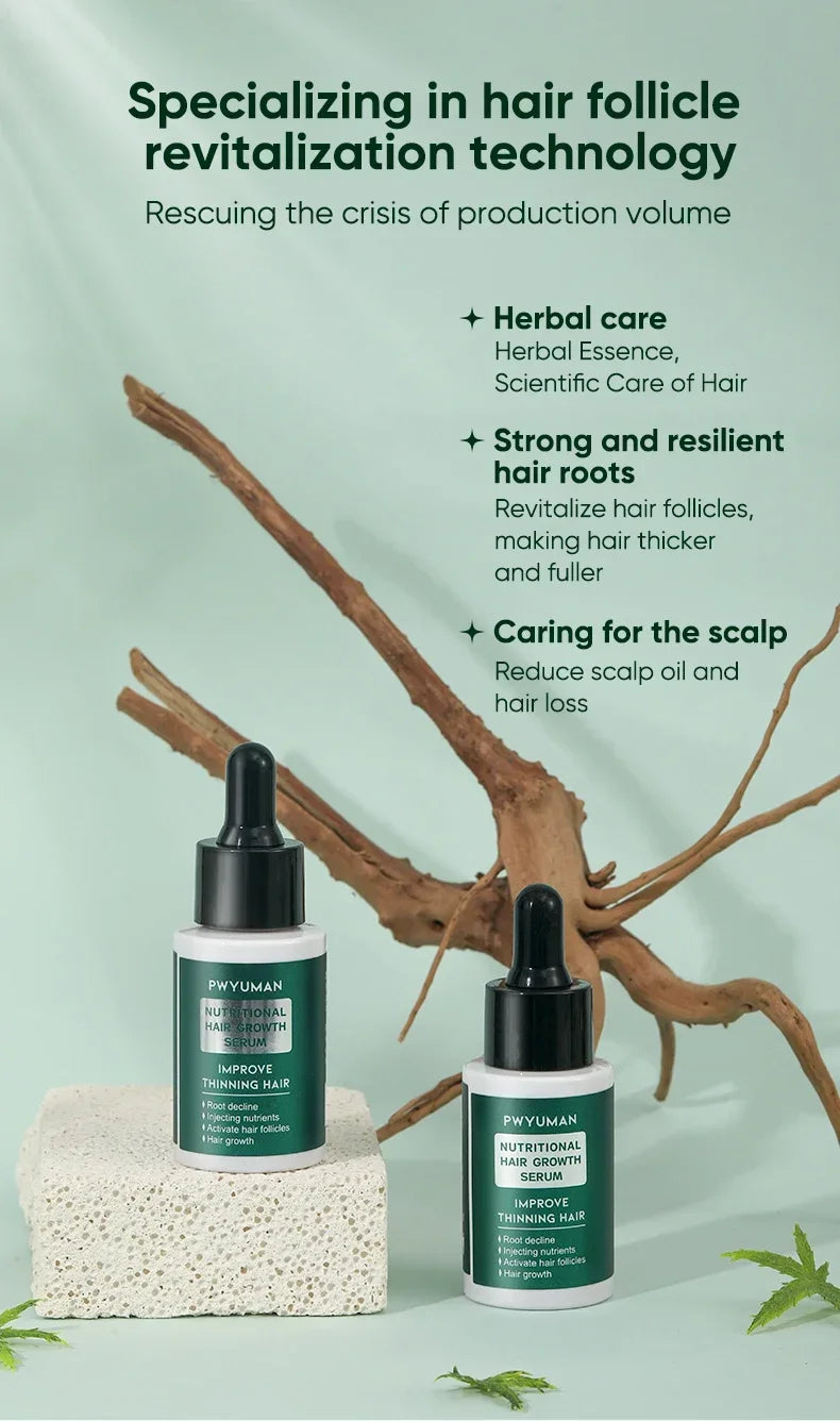 Gracefully Glowing™ Ginger Root Hair Growth Serum – Scalp Nourishing Anti-Hair Loss Treatment (30ml)