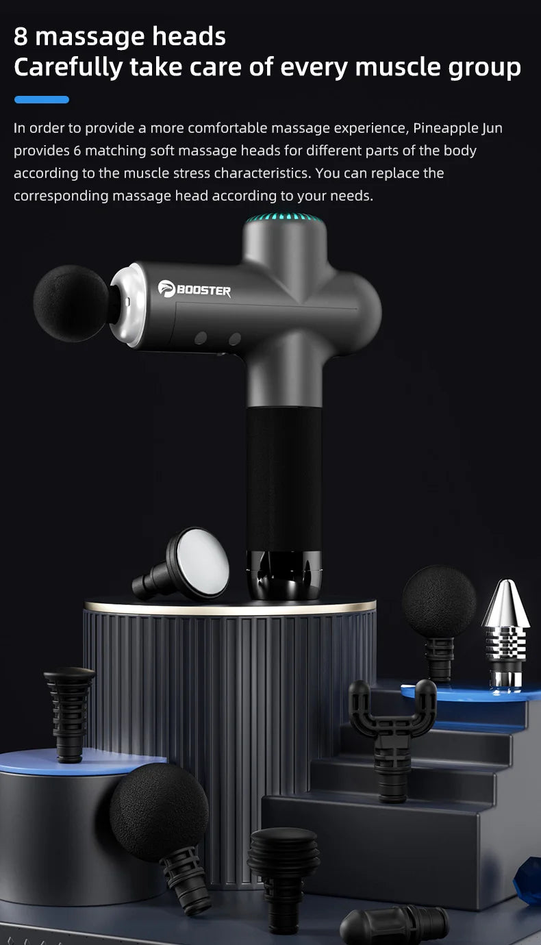Glow & Go Deep Tissue Massage Gun – Muscle Relief On Demand