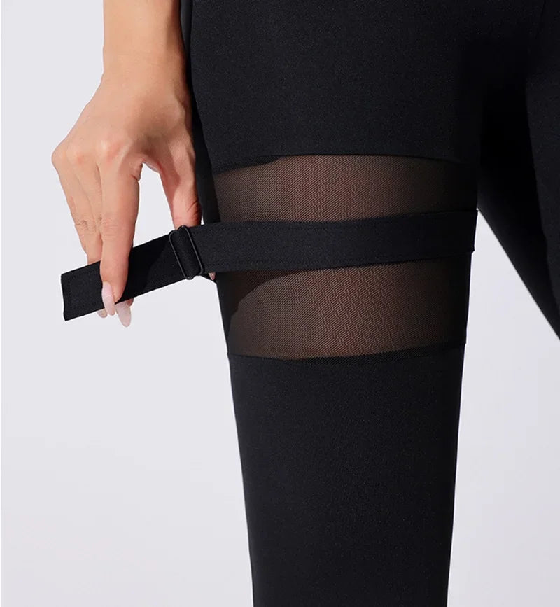 High Waist Mesh Pocket Gym Leggings | Breathable & Stretchy | Different Colors to Choose From