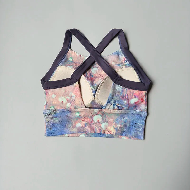 2-Piece Women’s Yoga & Gym Set – Sports Bra + High-Waist Leggings