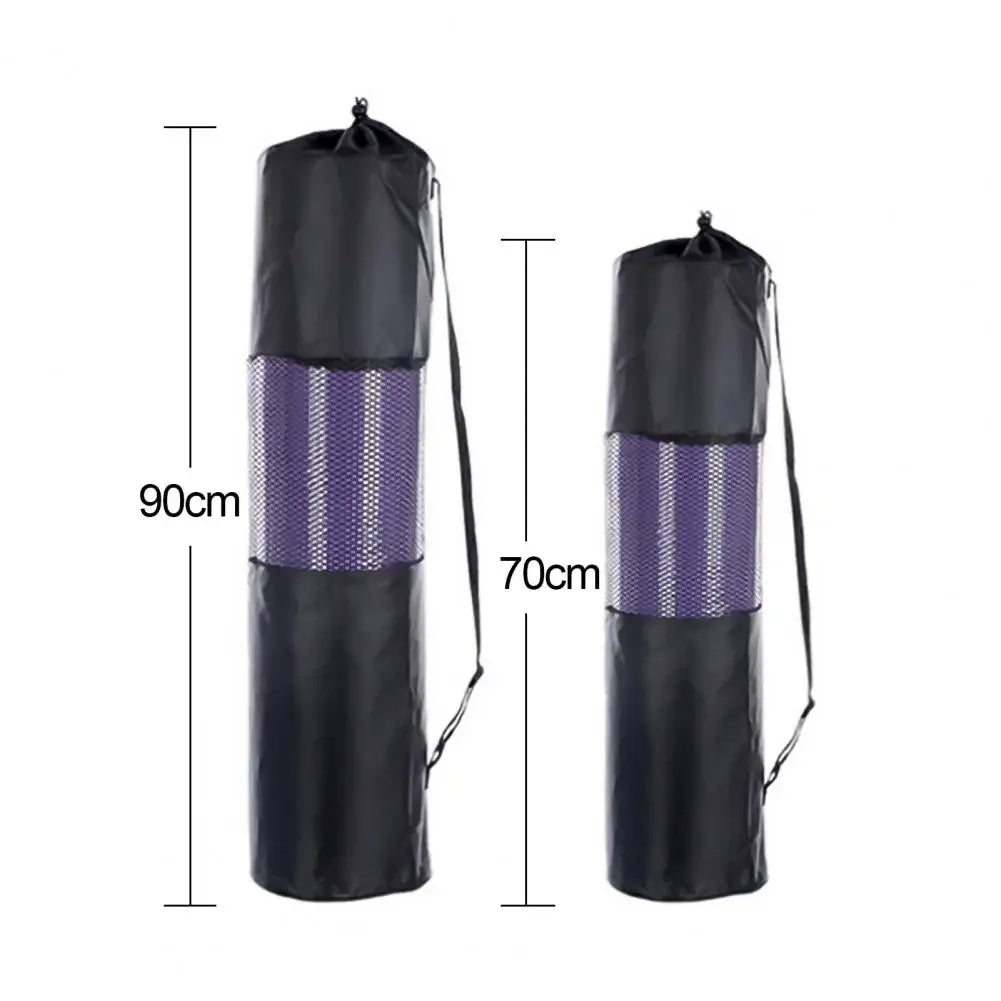 Glow & Go Breathable Yoga Mat Bag – Adjustable Shoulder Strap & Mesh Storage