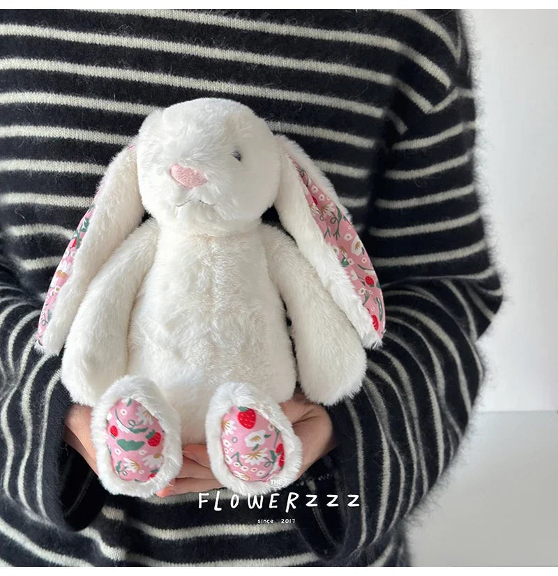 Flora Bunny Plush – Soft Rabbit Toy with Floral Ears (22cm)