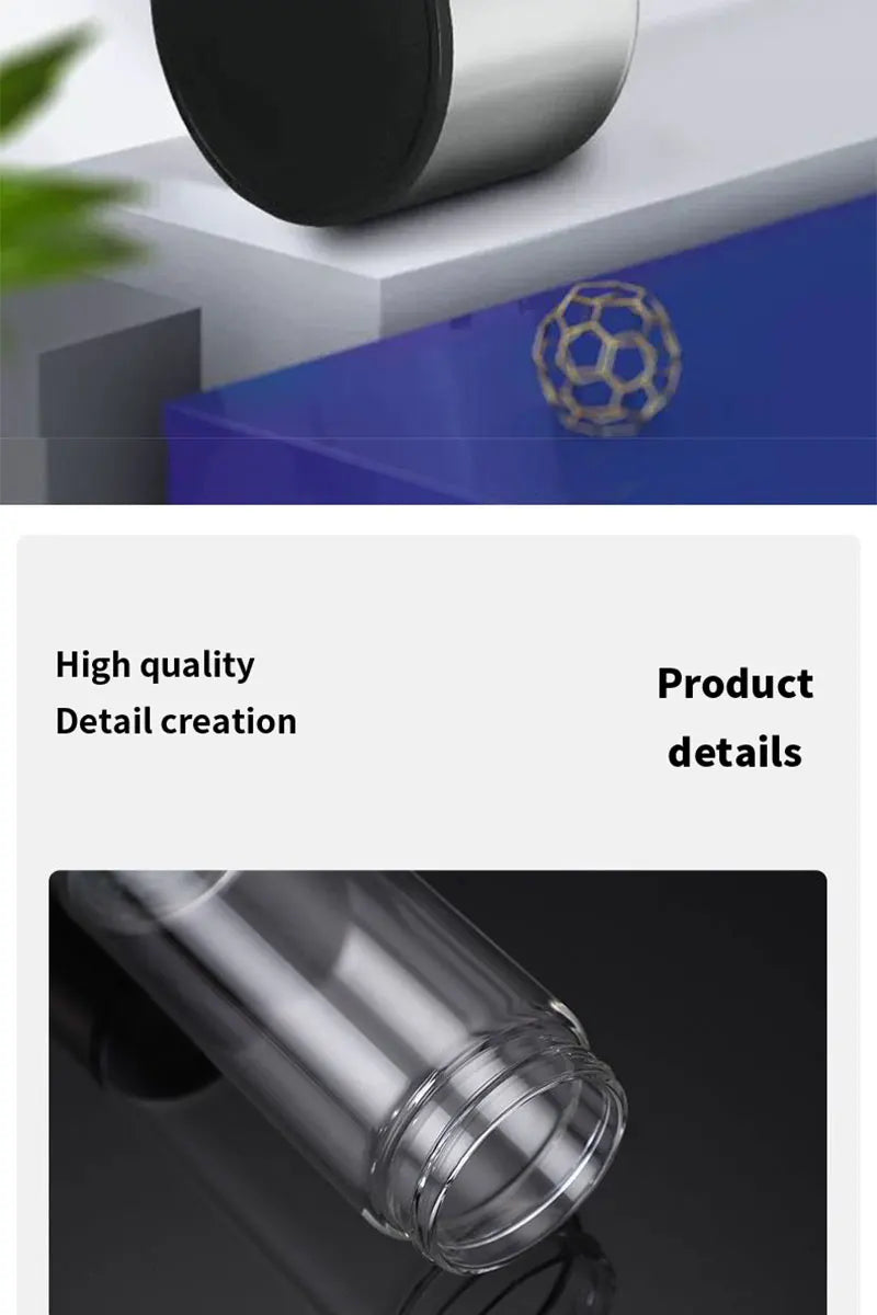 Glow & Go Hydrogen-Rich Water Bottle – USB Rechargeable Wellness Cup with Titanium Filter