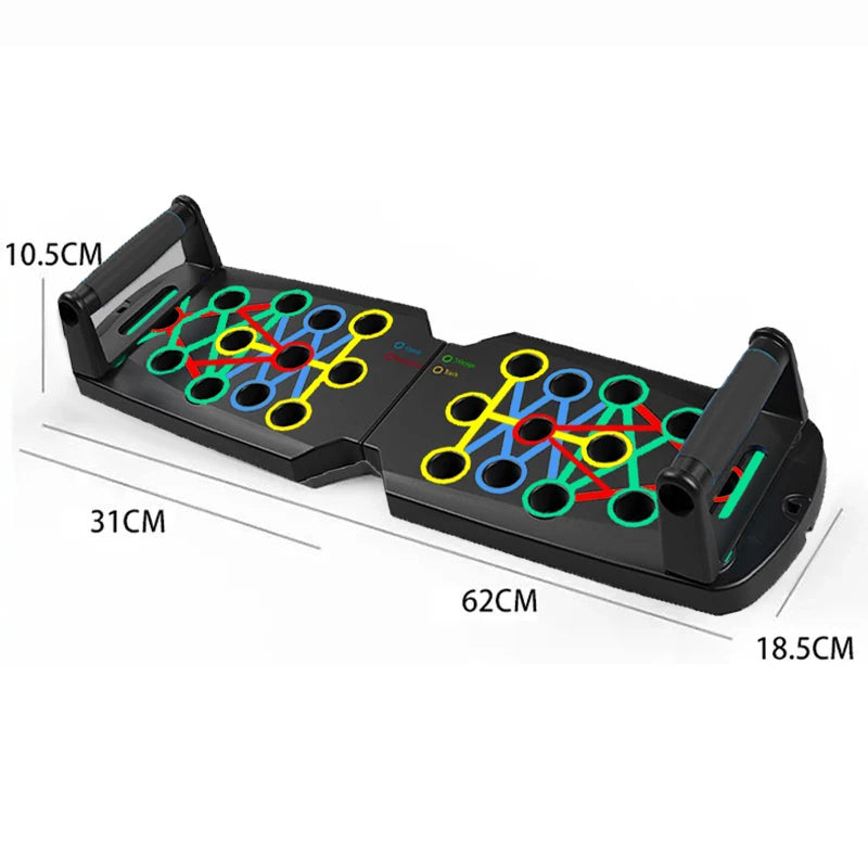 Glow & Go Multifunction Push-Up Board – Total Upper Body Trainer