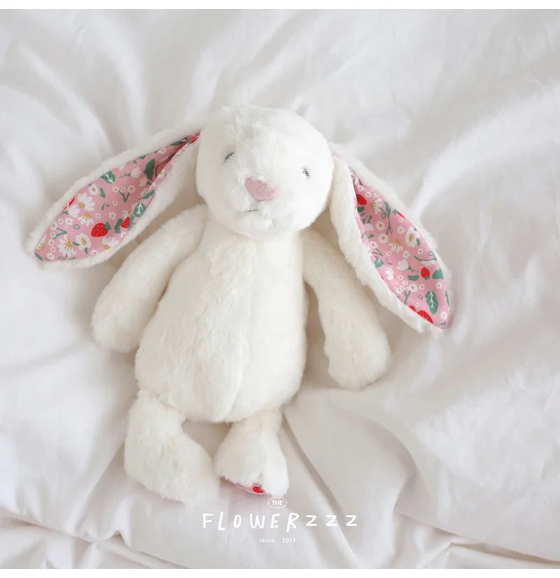 Flora Bunny Plush – Soft Rabbit Toy with Floral Ears (22cm)