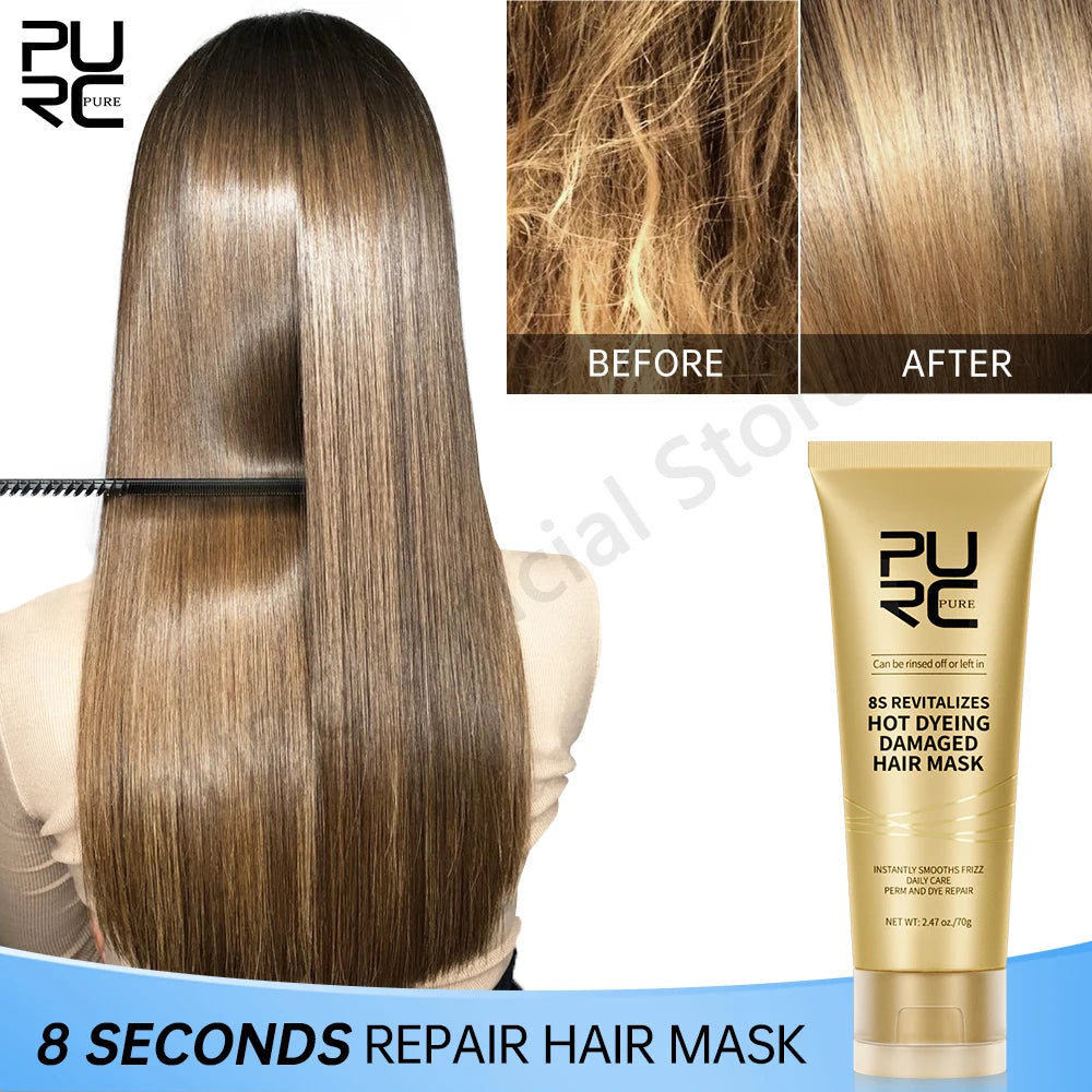 ✨ PURC 8-Second Repair Hair Mask – For Radiance That Starts at the Roots ✨