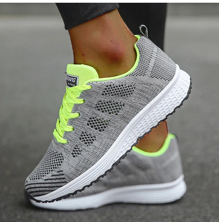 2025 New Fashion Women's Sneakers Plus Size Shoes Women Trainers Casual Sneaker Woman Lace Up Female Sneakers Tenis Feminino