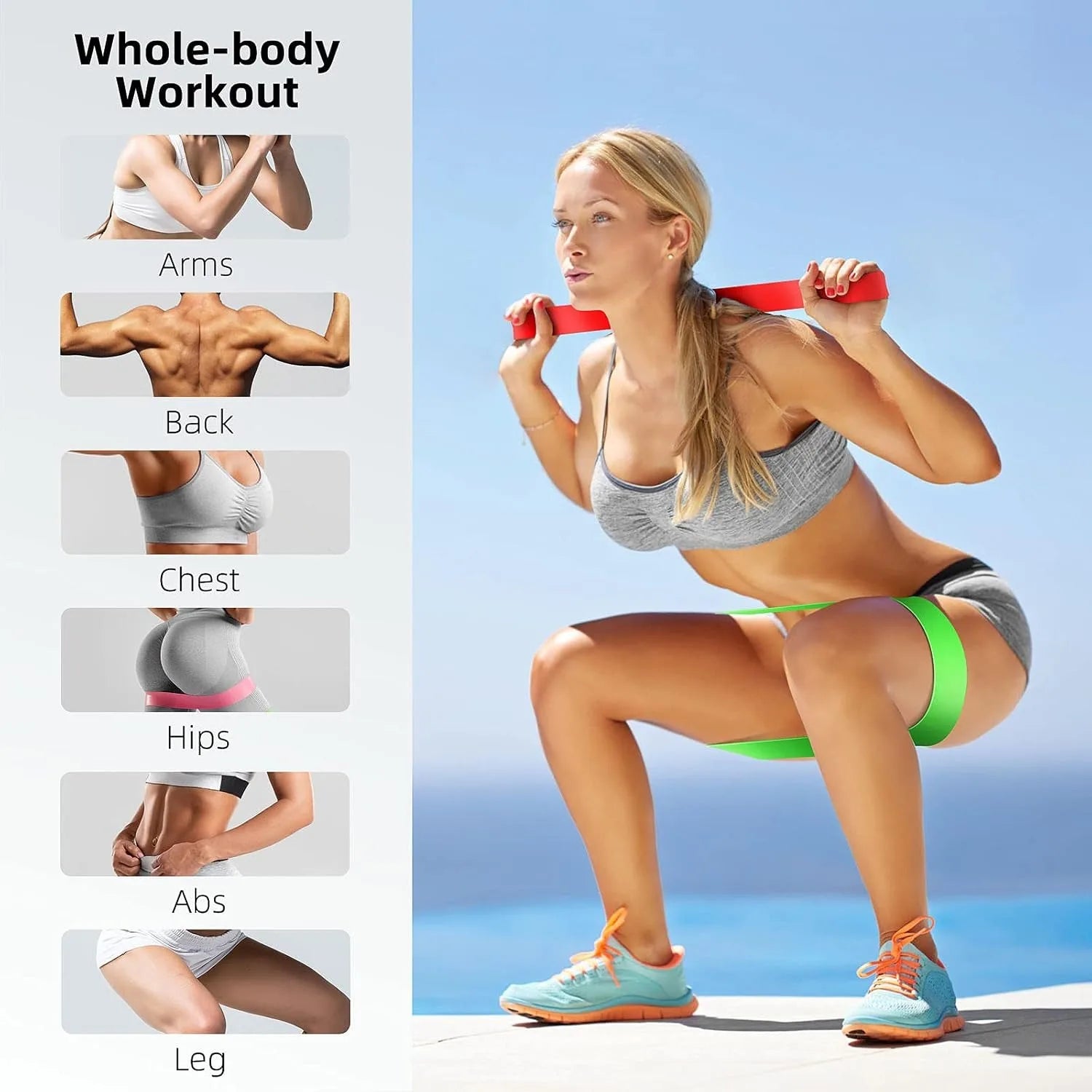 Glow & Go Resistance Band Set – Strength, Tone, and Flex Anywhere
