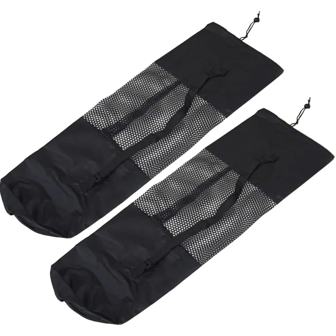 Glow & Go Breathable Yoga Mat Bag – Adjustable Shoulder Strap & Mesh Storage