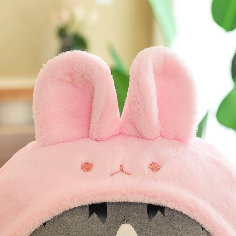 Squish Friends Hoodie Cat Plushies – Bunny, Panda & Frog