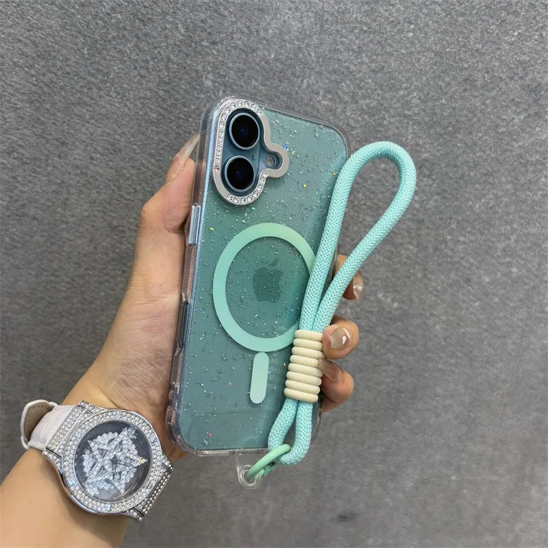 GM GlowTech Luxe Grip Case – Glitter Diamond Edition (Magsafe)