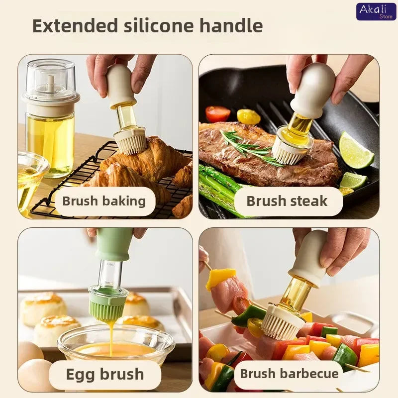 Gracefully Glaze™ Oil Dispenser & Basting Brush Combo