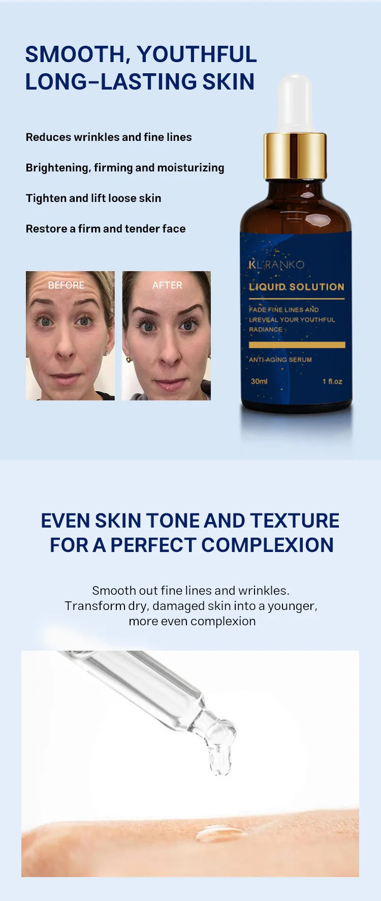 Gracefully Glowing™ Liquid Collagen Peptide Serum – Firming, Hydrating & Age-Defying Elixir (30ml)