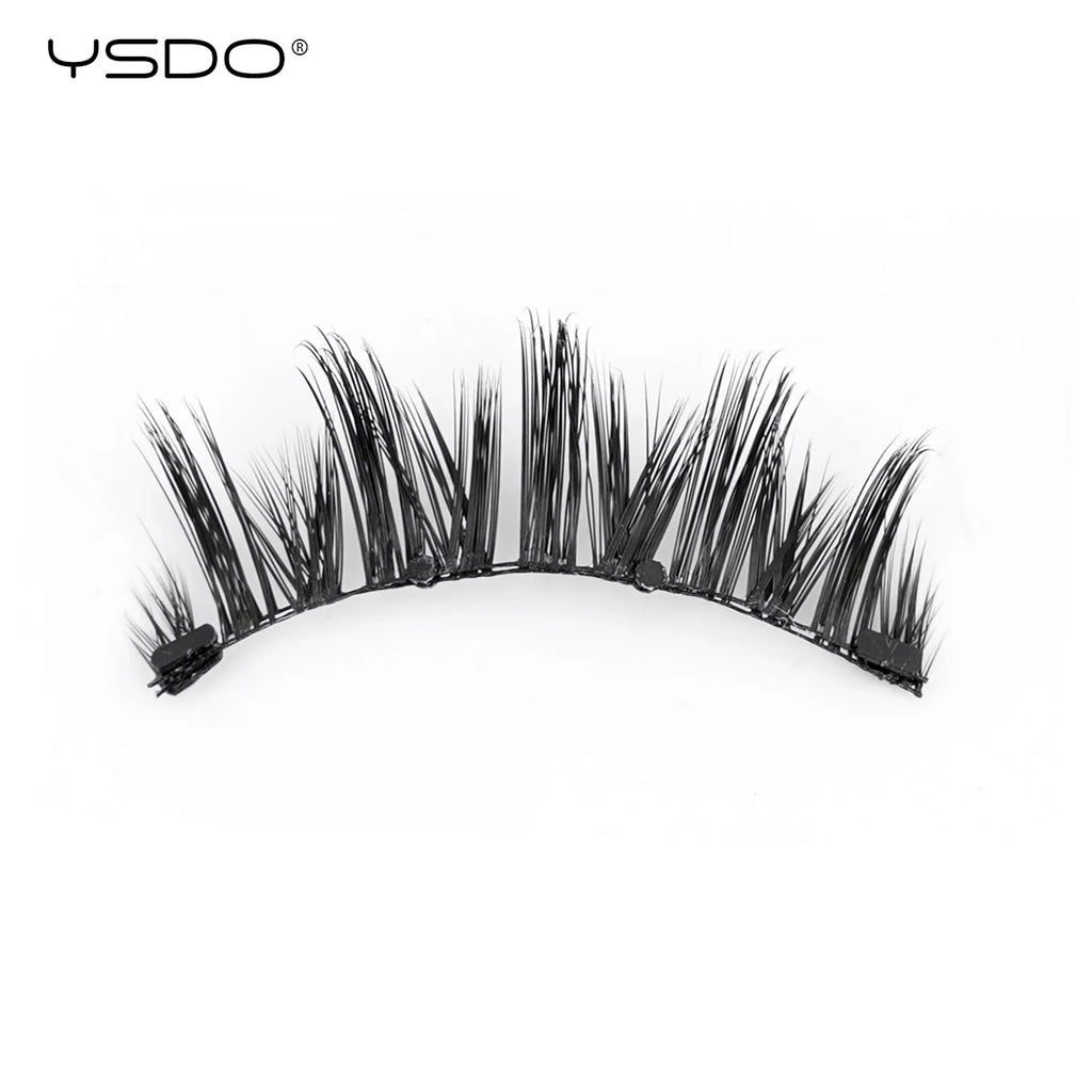 Gracefully Glowing™ Magnetic 3D Mink Lashes – Reusable, No-Glue Winged Lashes with Applicator
