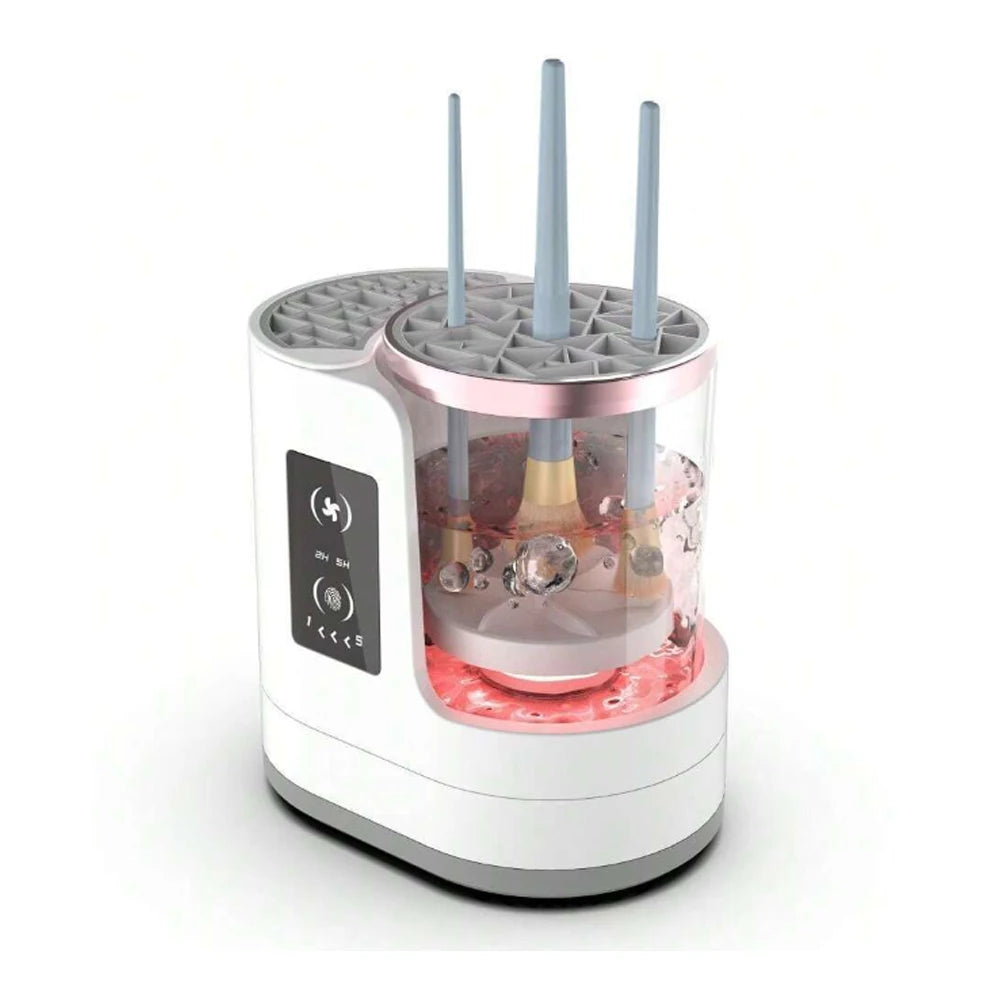 Gracefully Glowing™ Electric Makeup Brush Cleaner – Quick-Dry Automatic Cleaning Tool for Brushes & Sponges
