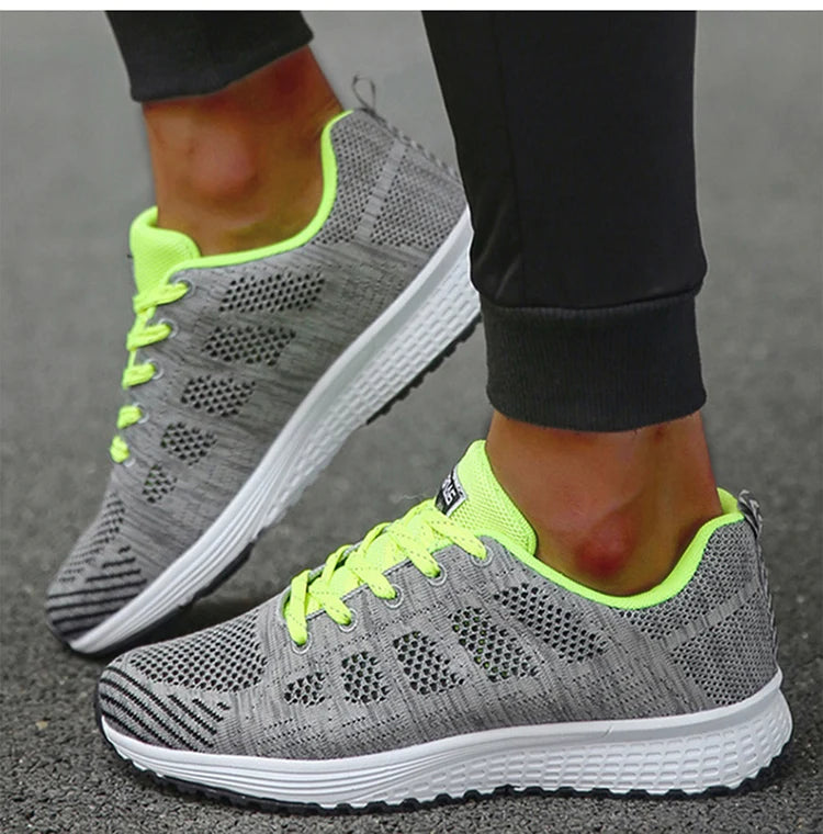 2025 New Fashion Women's Sneakers Plus Size Shoes Women Trainers Casual Sneaker Woman Lace Up Female Sneakers Tenis Feminino